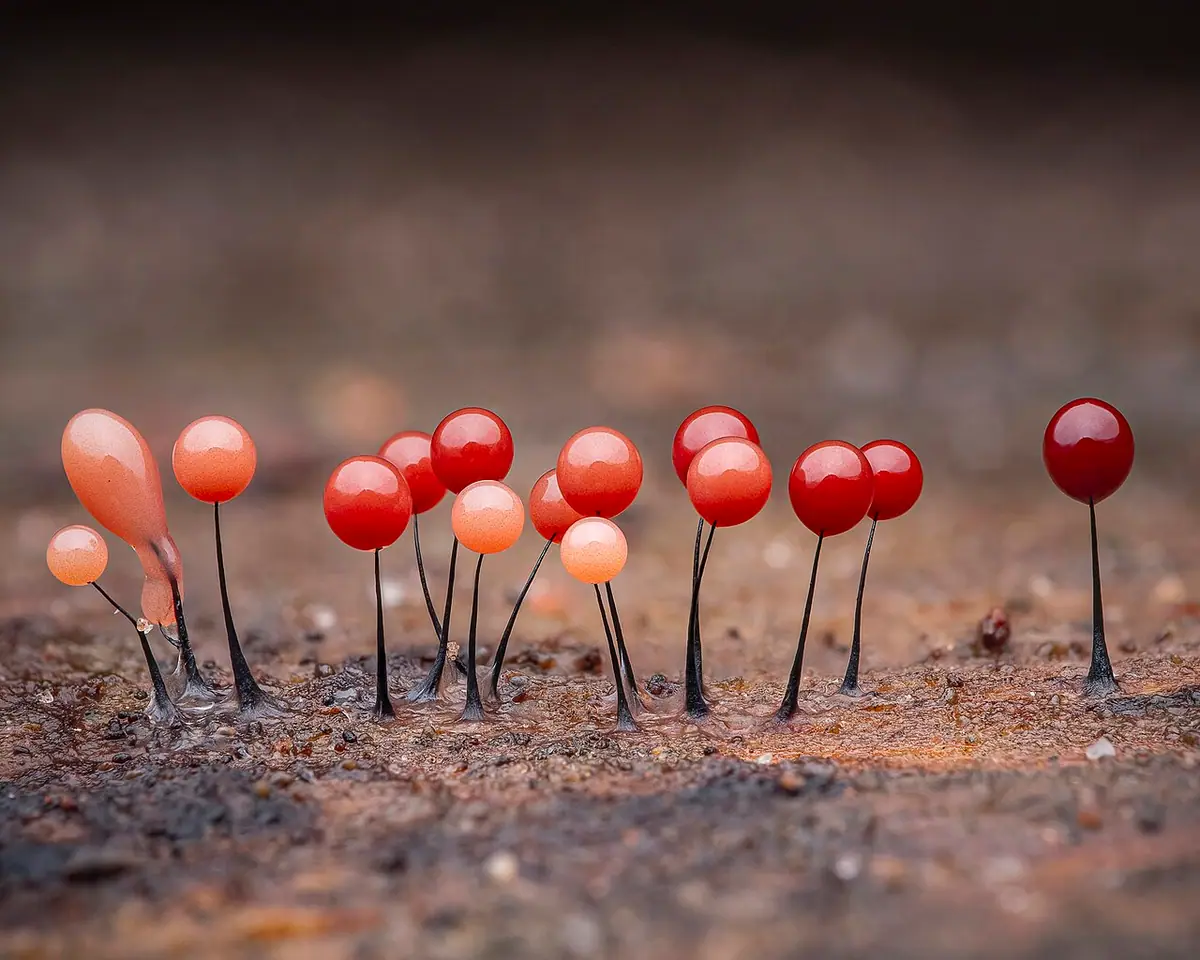Czuprynka czarna (Comatricha nigra) — zdjęcie 1 z 4