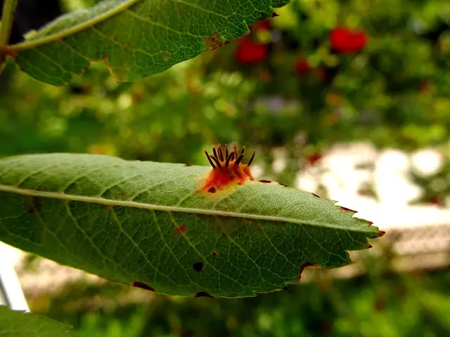 Nagoć goździeńcowata (Gymnosporangium clavariiforme)